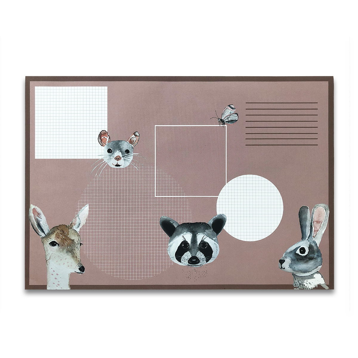 Desk pad bunny and friends